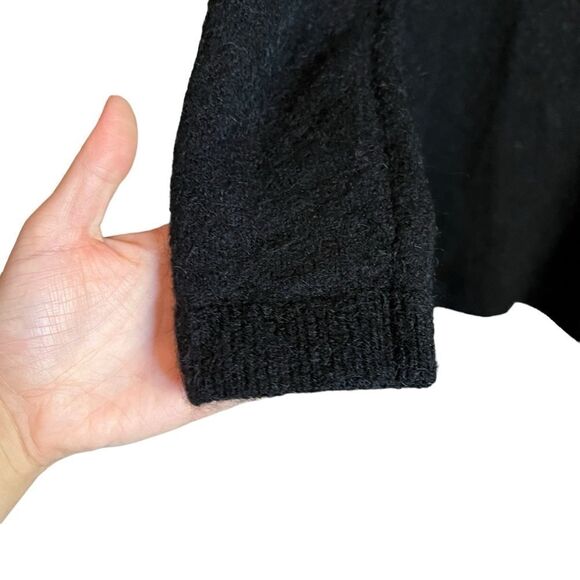 Knitwear by‎ jackpot black wool & mohair blend sweater - Picture 6 of 9